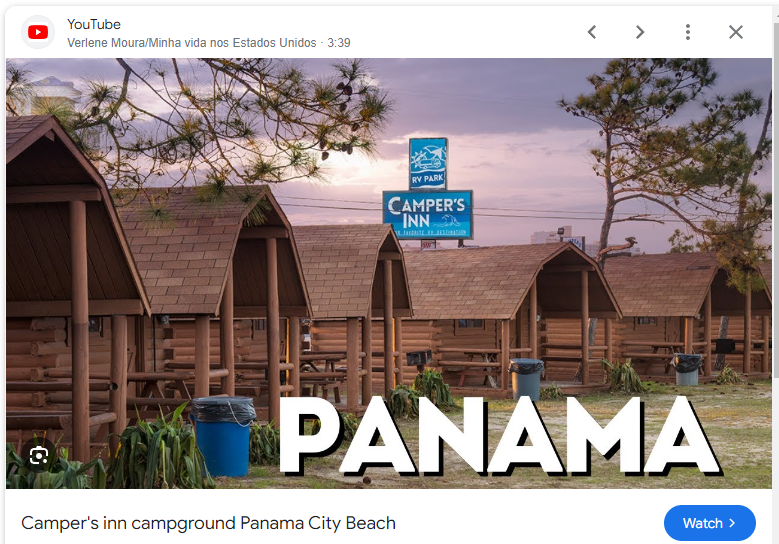 Panama City Beach campgrounds with cabins
