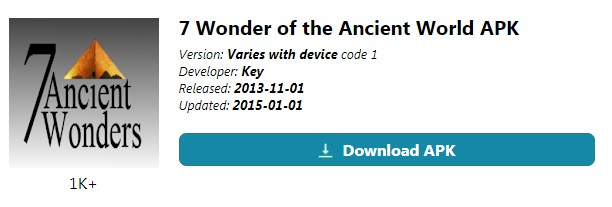 7 Wonder of the Ancient World Game APK