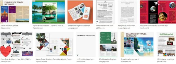 How to write a brochure for students