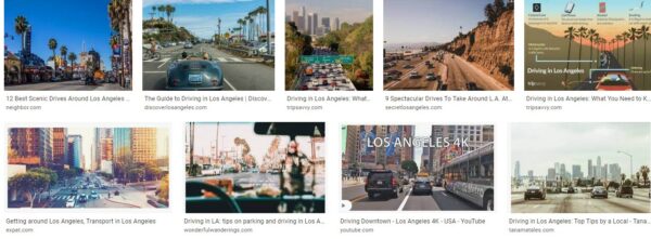 Getting around Los Angeles by car