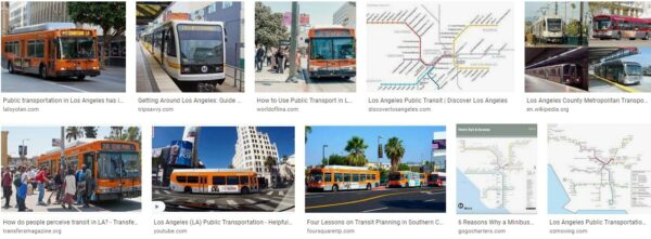 Public transportation in Los Angeles