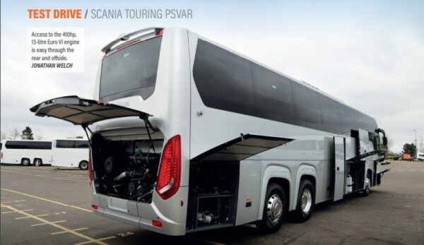 TEST DRIVE - SCANIA TOURING PSVAR