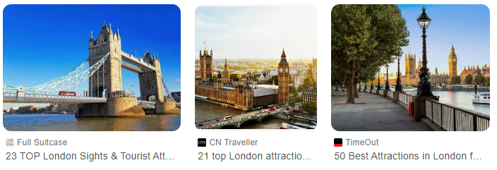 Tourist Sites In London