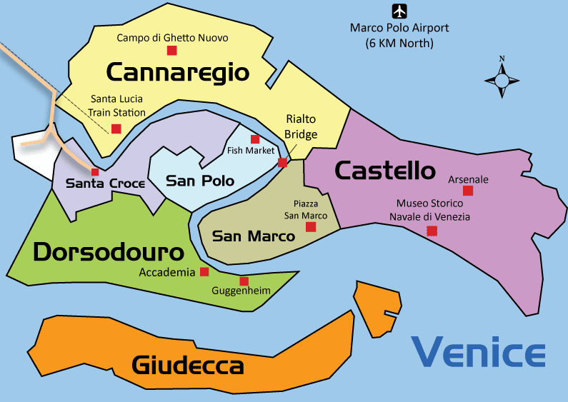 Venice Italy Tourist Map Pdf (wanderingitaly.com)