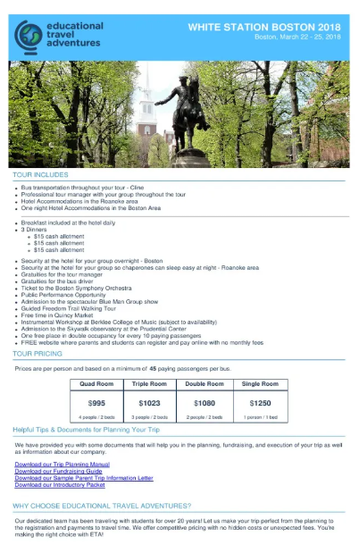 Educational Tour Proposal Sample (scribd.com)
