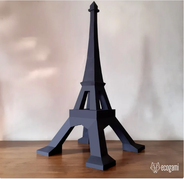 Patron de tour Eiffel a imprimer (Etsy.com)