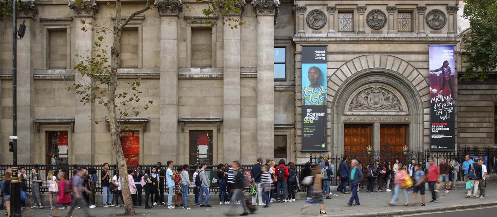 National Gallery and the National Portrait Gallery in London