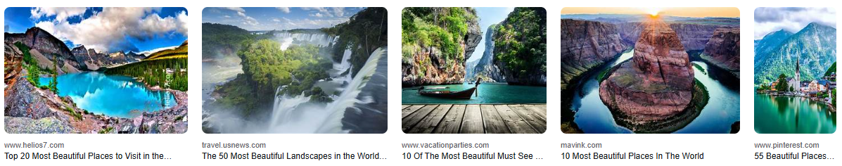 Beautiful Places To Go In The World