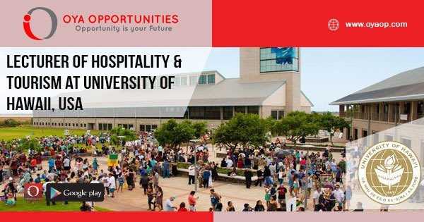 Hawaii University Tourism (OYA Opportunityes)