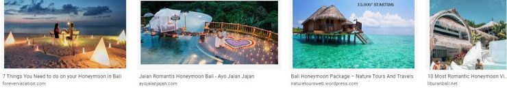 Honeymoon package bali price