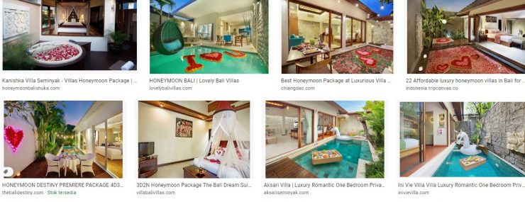 Honeymoon package in seminyak bali