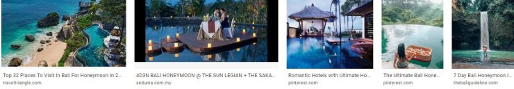 Honeymoon packages in bali indonesia