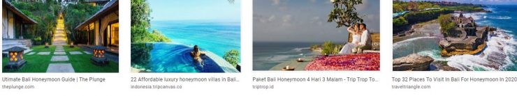 Honeymoon tour packages in bali