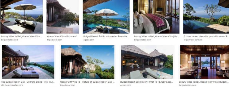 Ocean View of Bulgari Resort Bali