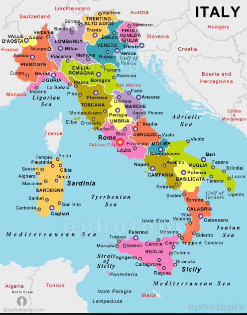 Must-Have Features in an Italy Tourist Map with Cities