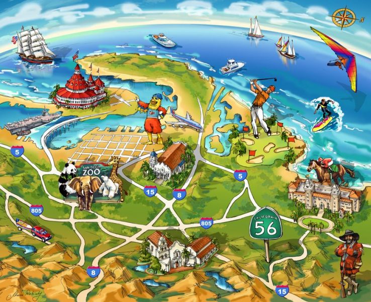 San Sebastian Tourism Map