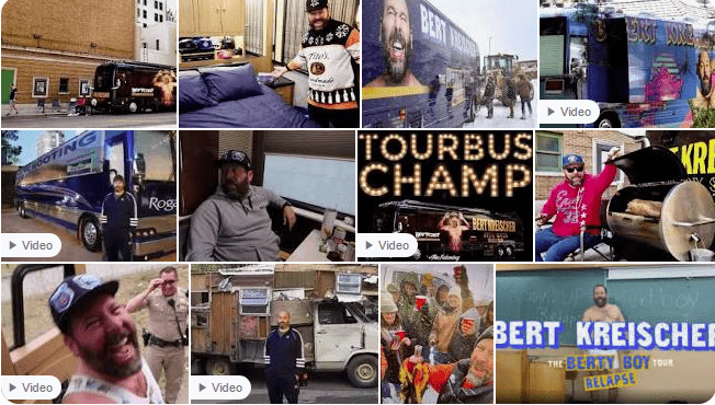 Bert Kreischer tour bus