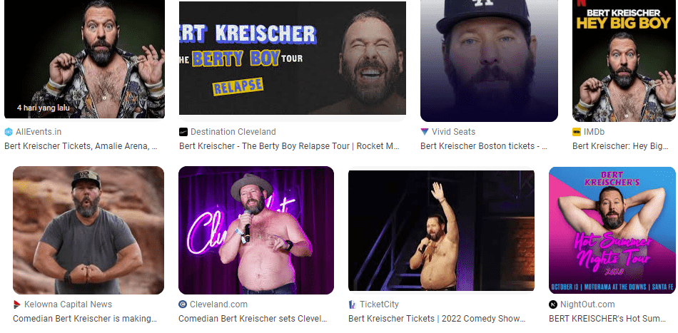How much are Bert Kreischer tickets