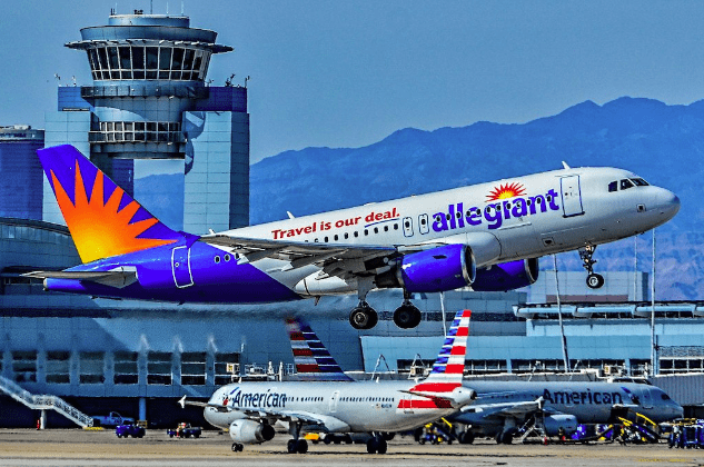 Allegiant Airlines Destinations Map (skift.com)