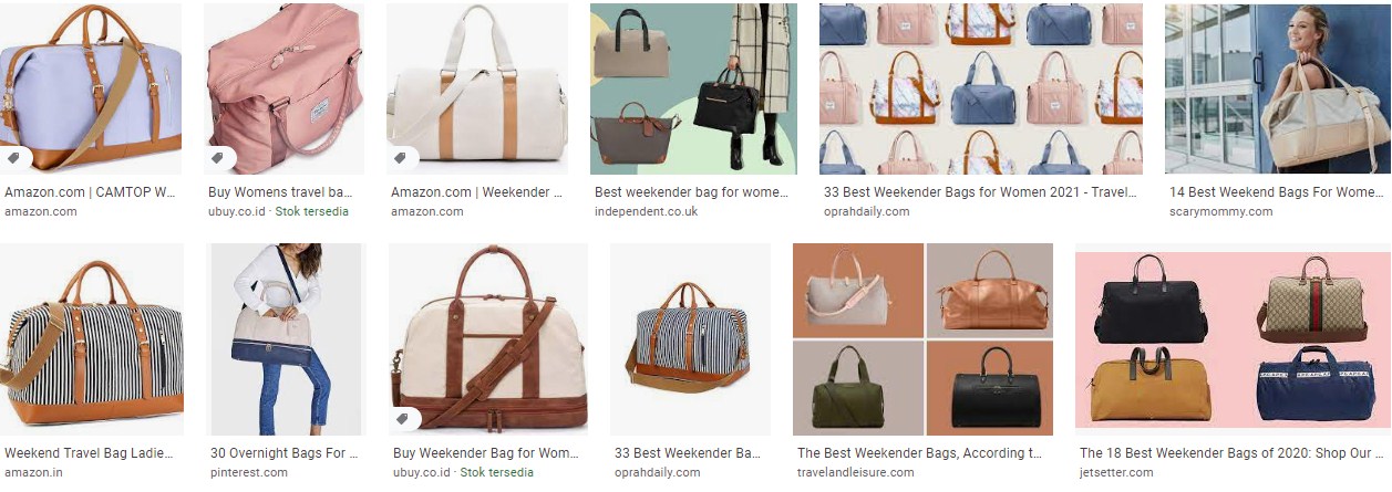 Weekend Travel Bag Womens