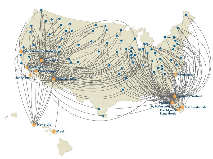 Understanding the Allegiant Airlines Destinations Map